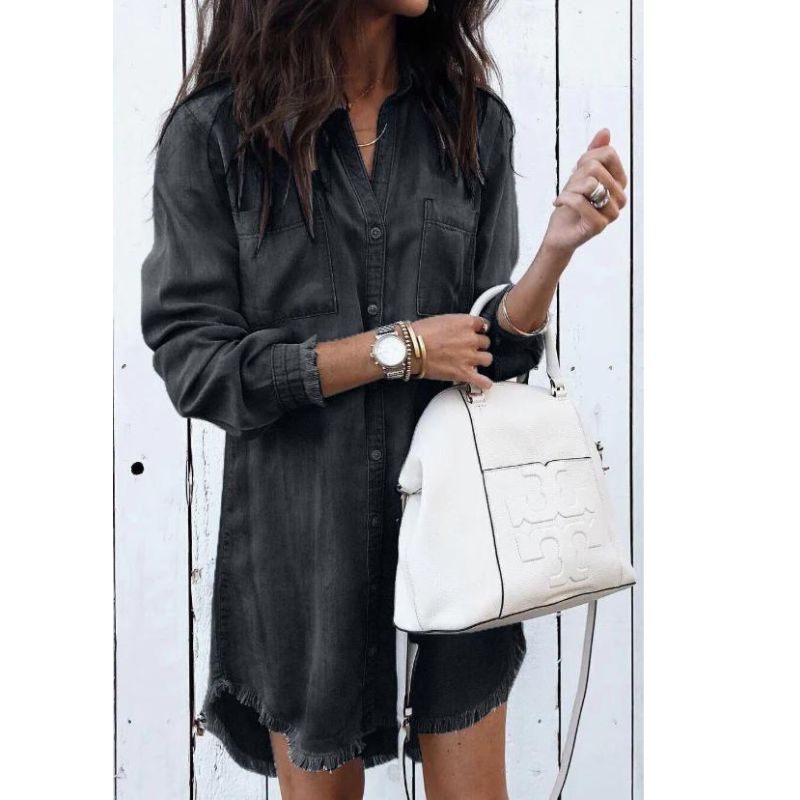 Prunelle - Robe En Denim Tendance
