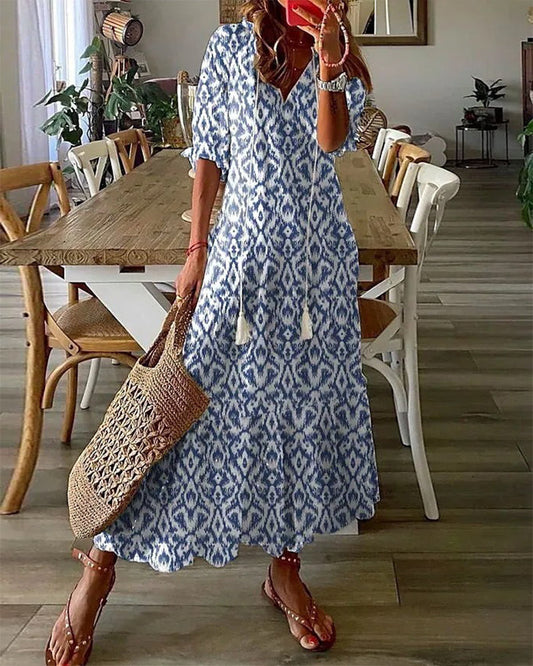 Lucie - Robe longue bohème