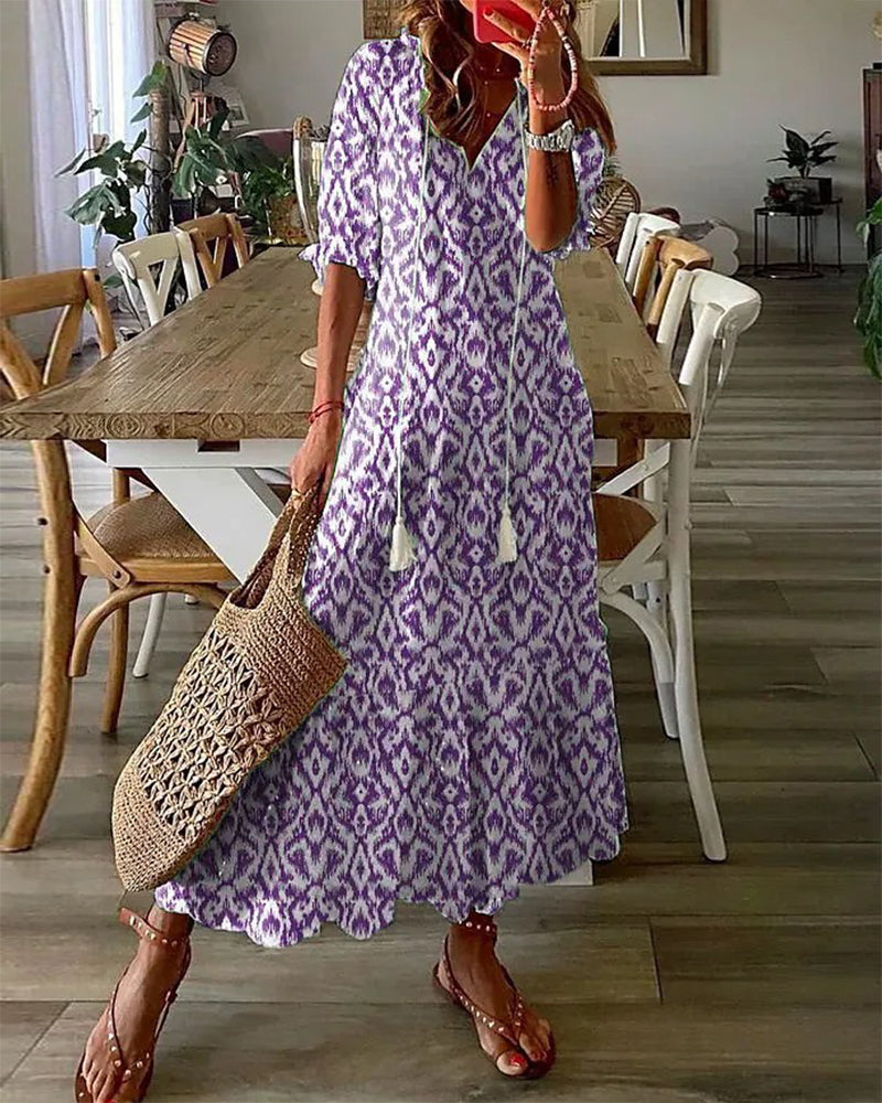 Lucie - Robe longue bohème