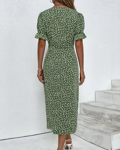 Tilda - Robe Boutonnée Raffinée