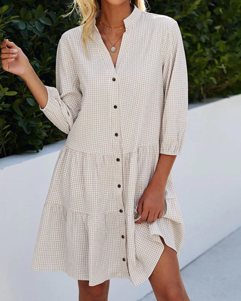 Norine - Robe à manches longues