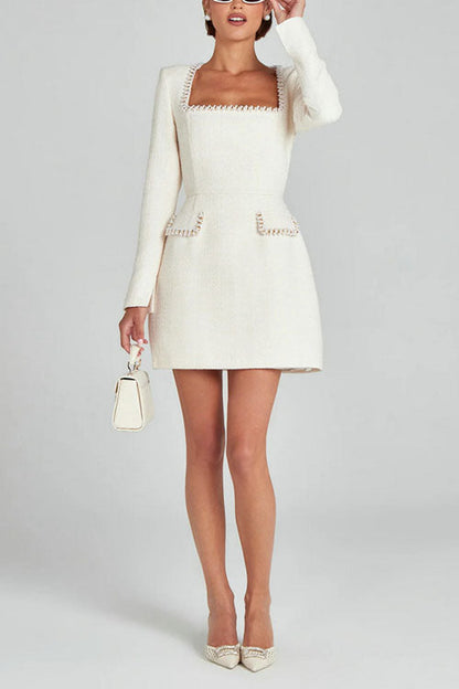 Sophie - Robe longue à encolure en U