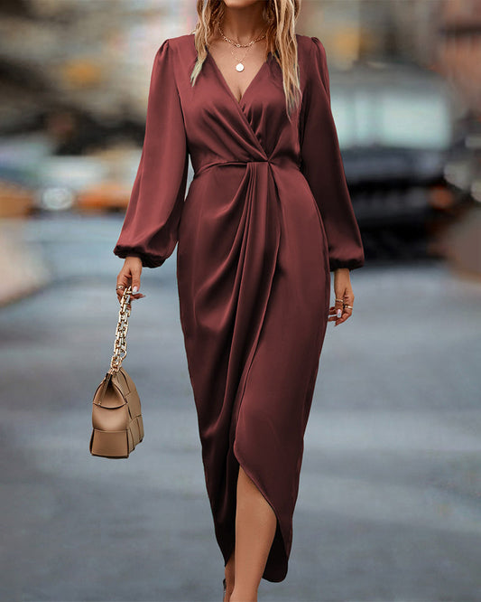 Caroline - Robe Midi Élégante