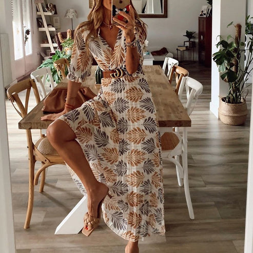 Hélène - Robe Maxi Élégante