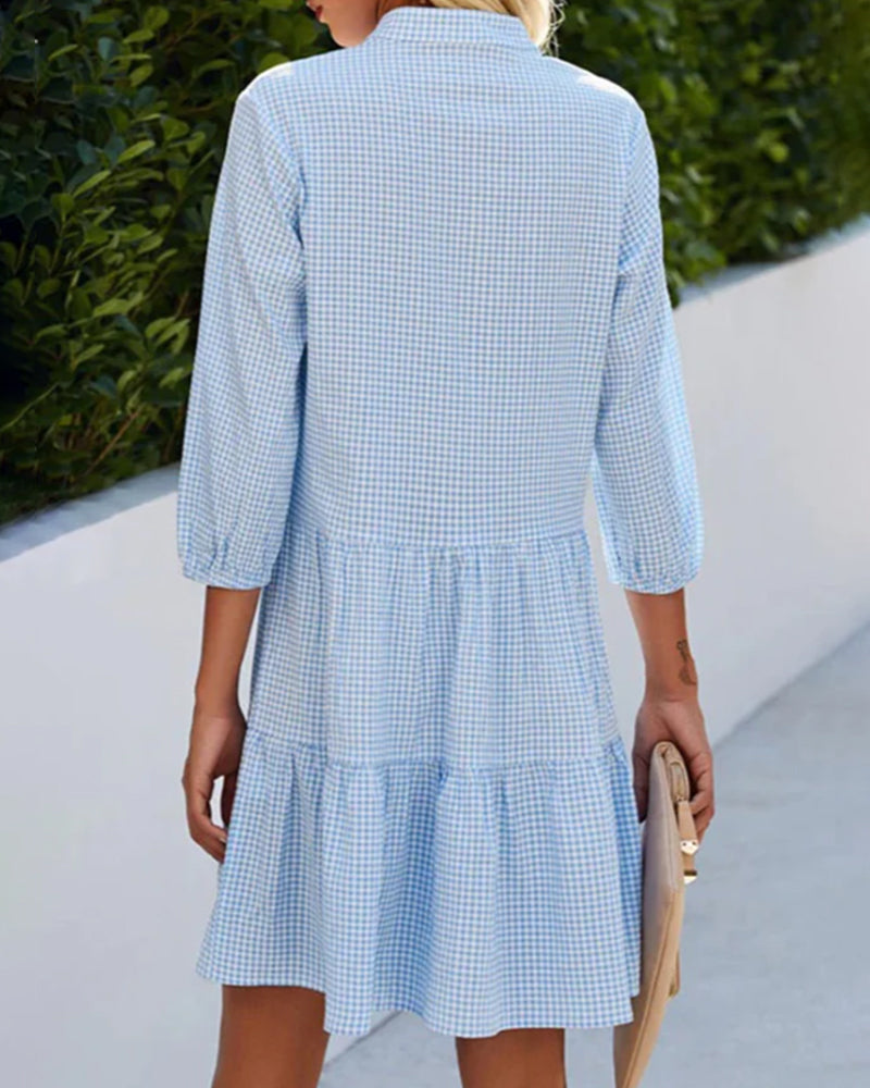 Norine - Robe à manches longues