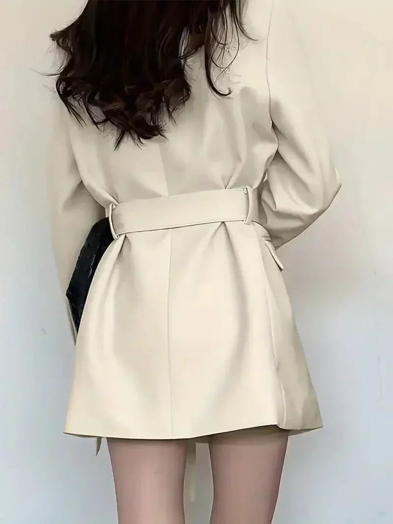 Christine - Robe Blazer Noire - Élégante Et Professionnelle