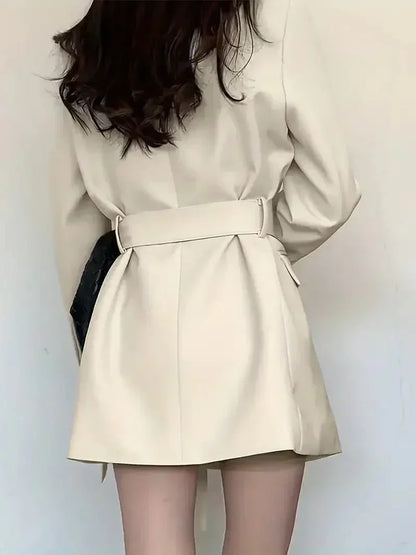 Christine - Robe Blazer Noire - Élégante Et Professionnelle