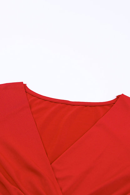 Stephanie - Robe ajustée à encolure en V