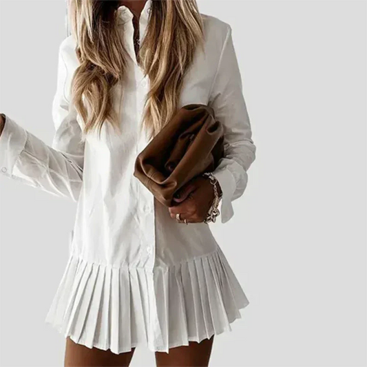 Lilou - Mini Robe Plissée