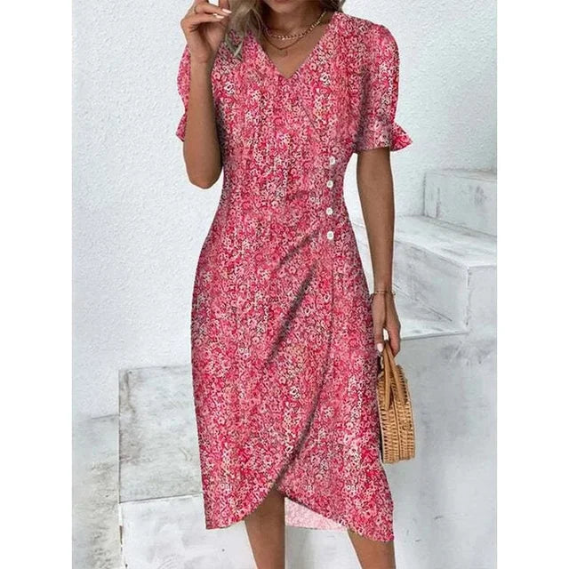 Margot - Robe Fleurie Élégante