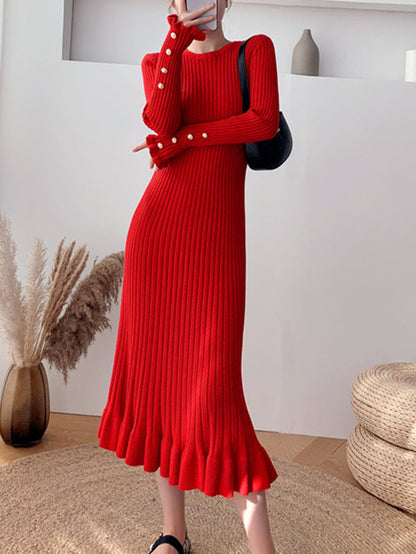 Doryane - Robe Midi Élégante