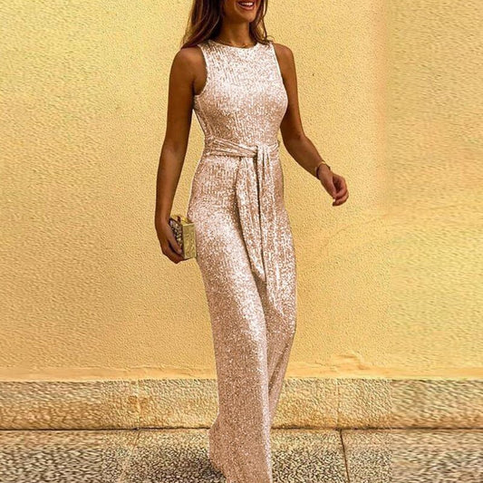 Iselore - Combinaison Avec Sequins Et Allure Chic