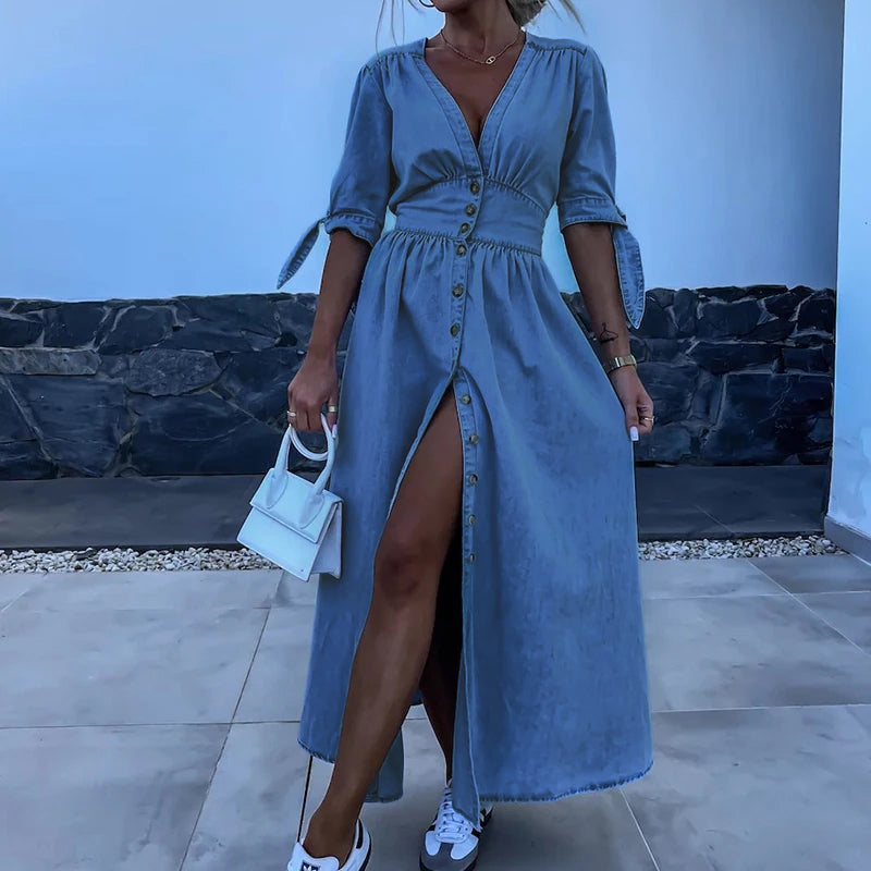 Thaïs - Robe En Denim