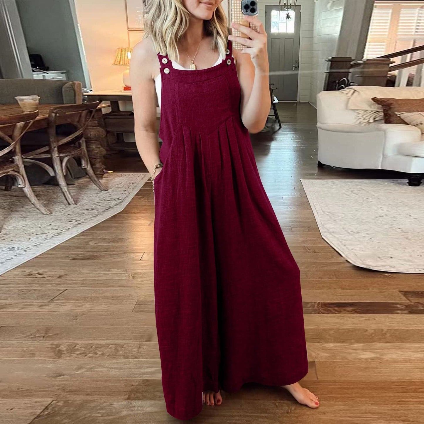 Rosélie - Combinaison Pantalons Amples