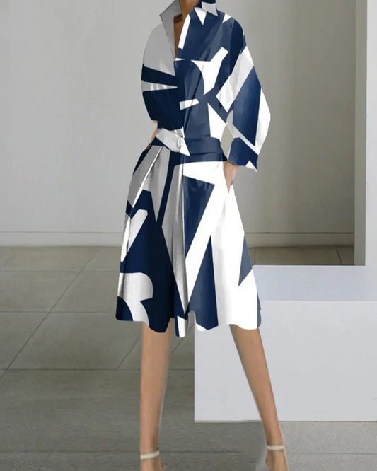 Solange - Robe Midi Élégante