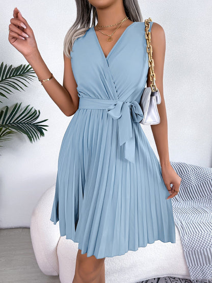 Sophie - Robe mini plissée élégante
