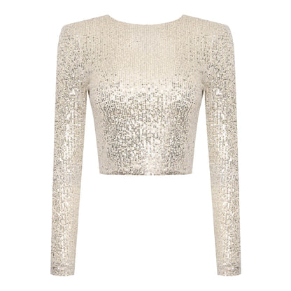 Renée - Haut Brillant À Sequins