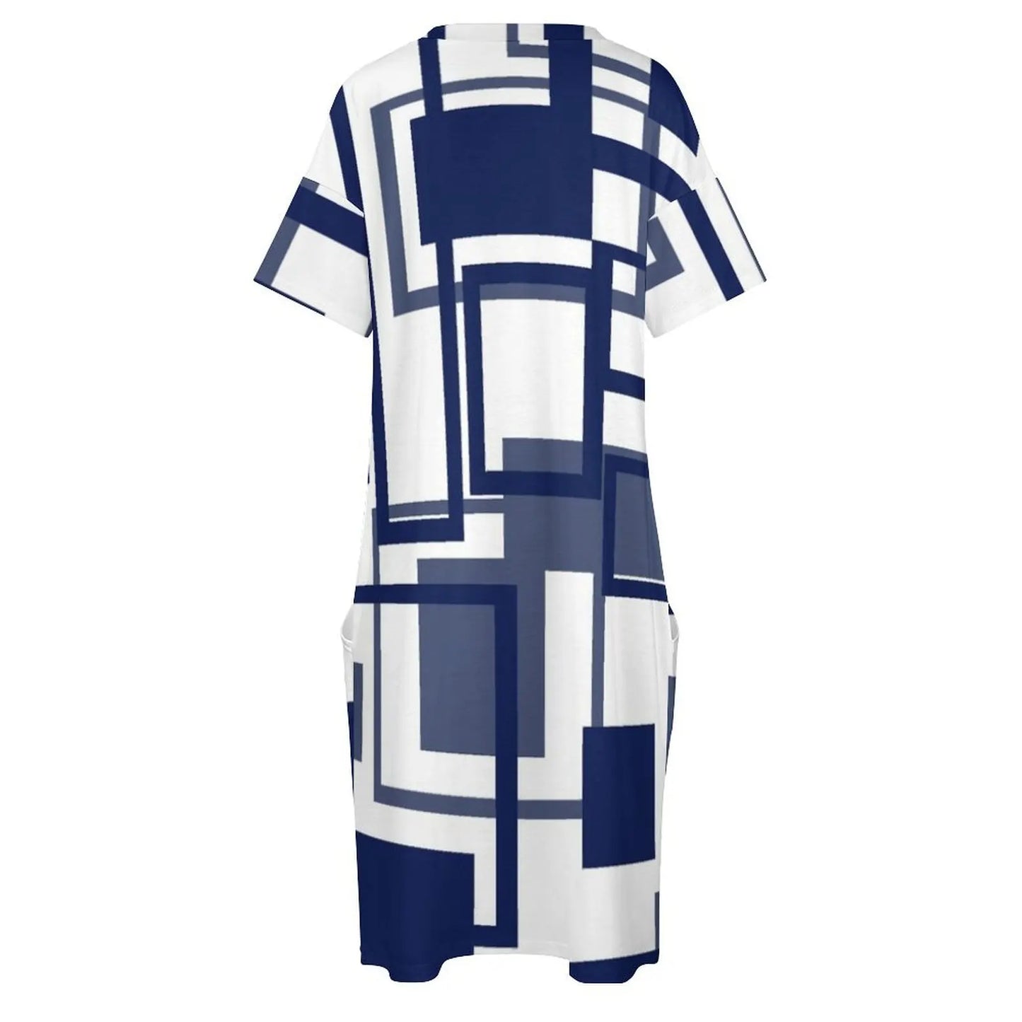 Patricia - Robe ample à motif géométrique