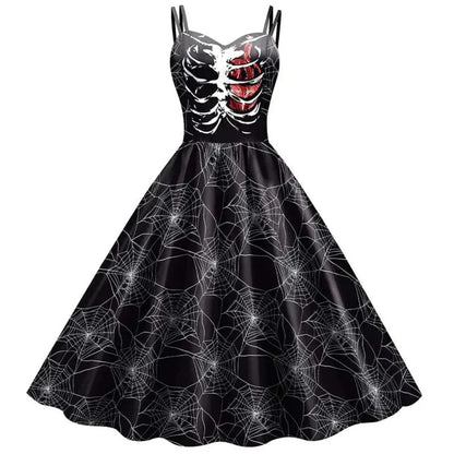 Laïs - Vintage A-Ligne Robe Gothique