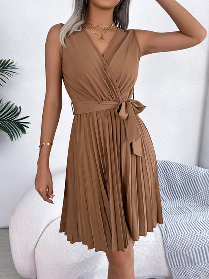 Élodie - Robe Mini Plissée