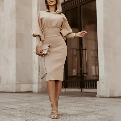 Florie - Robe Midi Élégante
