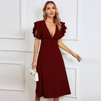 Séraphine - Robe Midi Élégante