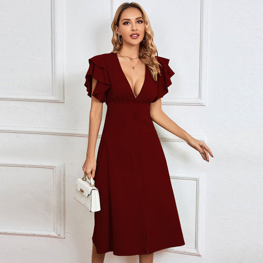 Séraphine - Robe Midi Élégante