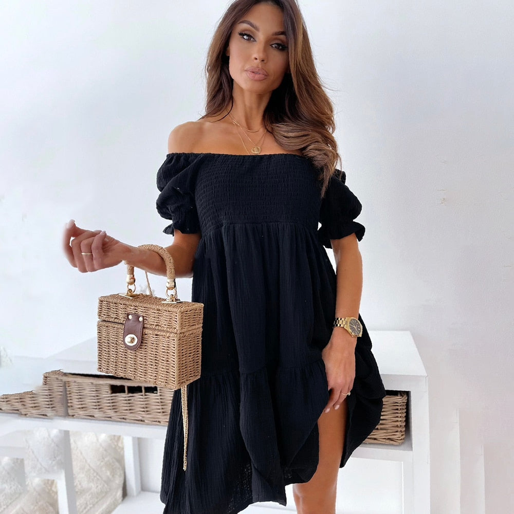 Helena - Robe Mini Bohémienne