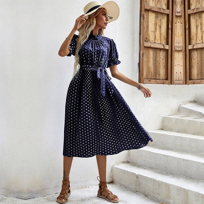 Rosaline - Robe Midi À Pois