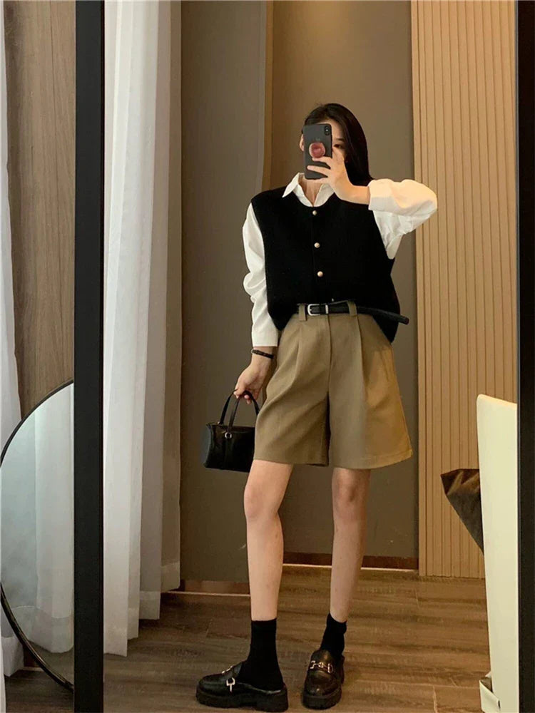 Annika - Gilet Élégant Avec Boutons