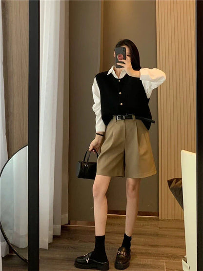 Annika - Gilet Élégant Avec Boutons