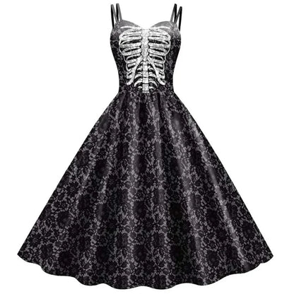 Laïs - Vintage A-Ligne Robe Gothique