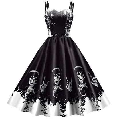 Laïs - Vintage A-Ligne Robe Gothique