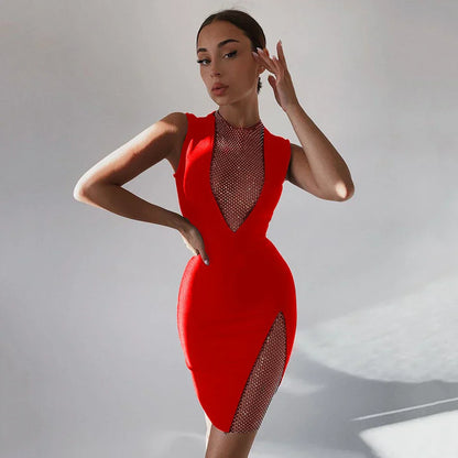 Azurine - Robe Mini Diamant