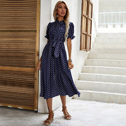 Rosaline - Robe Midi À Pois