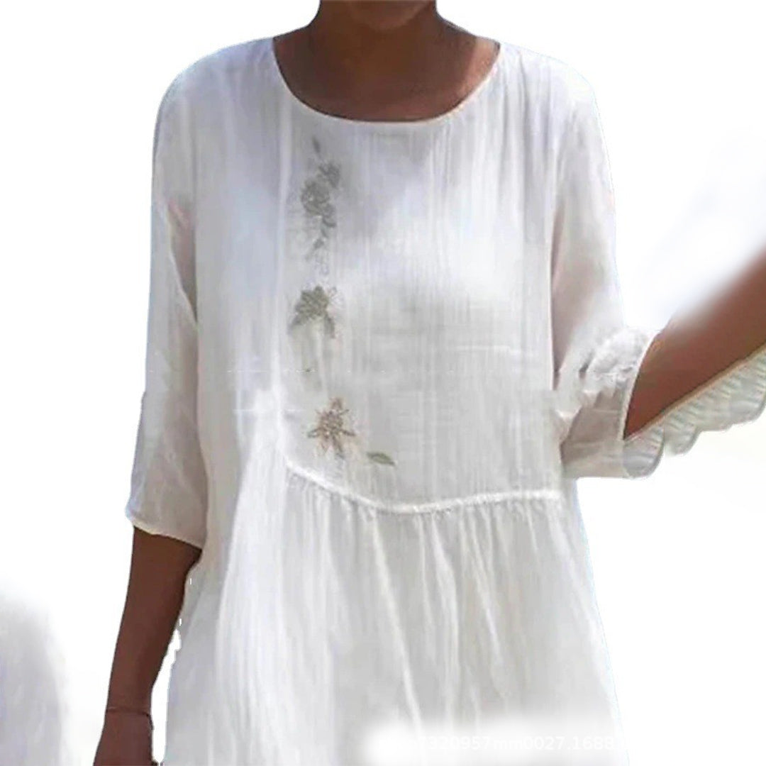 Émilie - Robe d'été blanche