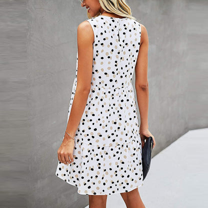 Cléophée - Robe à pois ludique