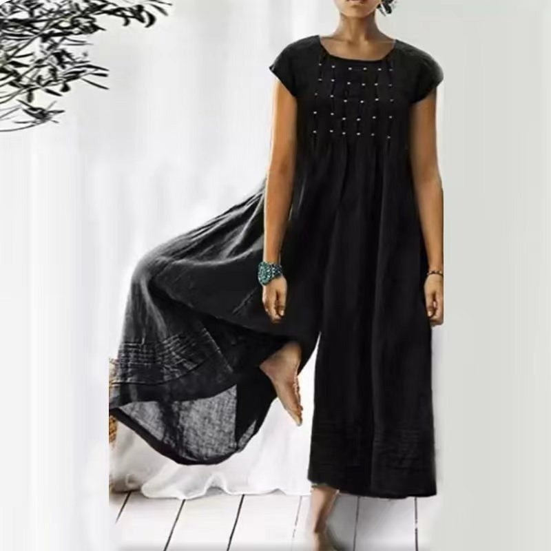 Vicentia - Combinaison Sans Manches Avec Jambes Larges Et Coupe Moderne