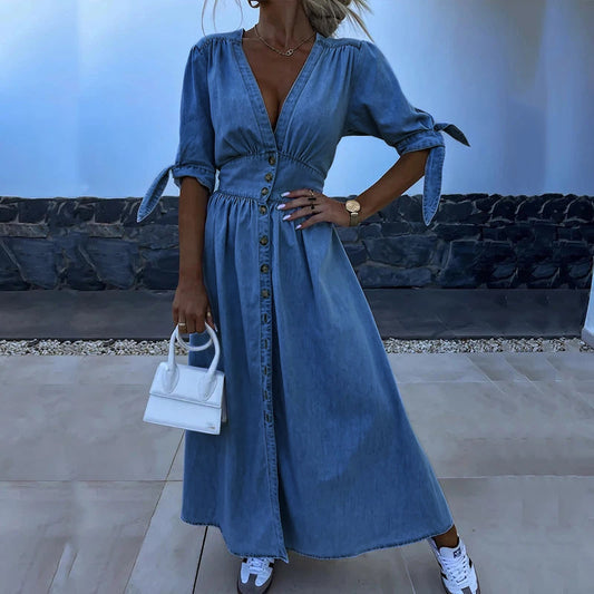 Thaïs - Robe En Denim