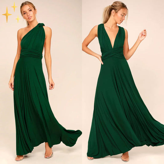 Valentine - Robe Portefeuille À Col En V Et Coupe Élégante