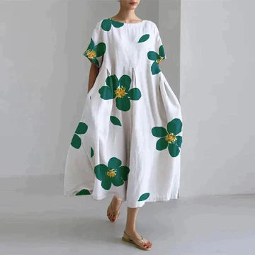 Mazarine - Robe Décontractée Et Élégante À Imprimé Flora