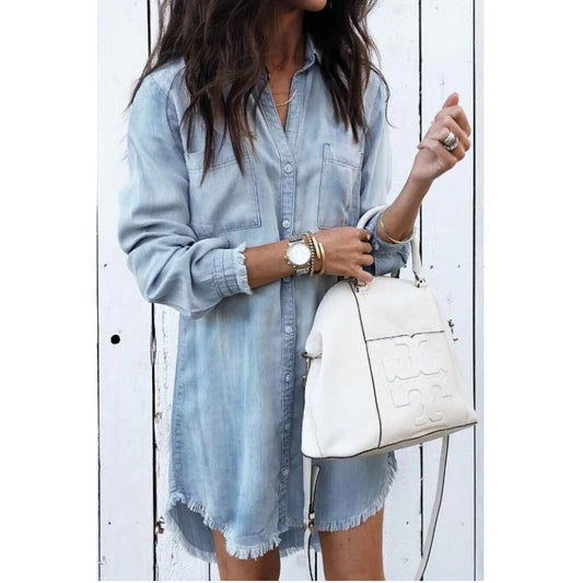 Prunelle - Robe En Denim Tendance